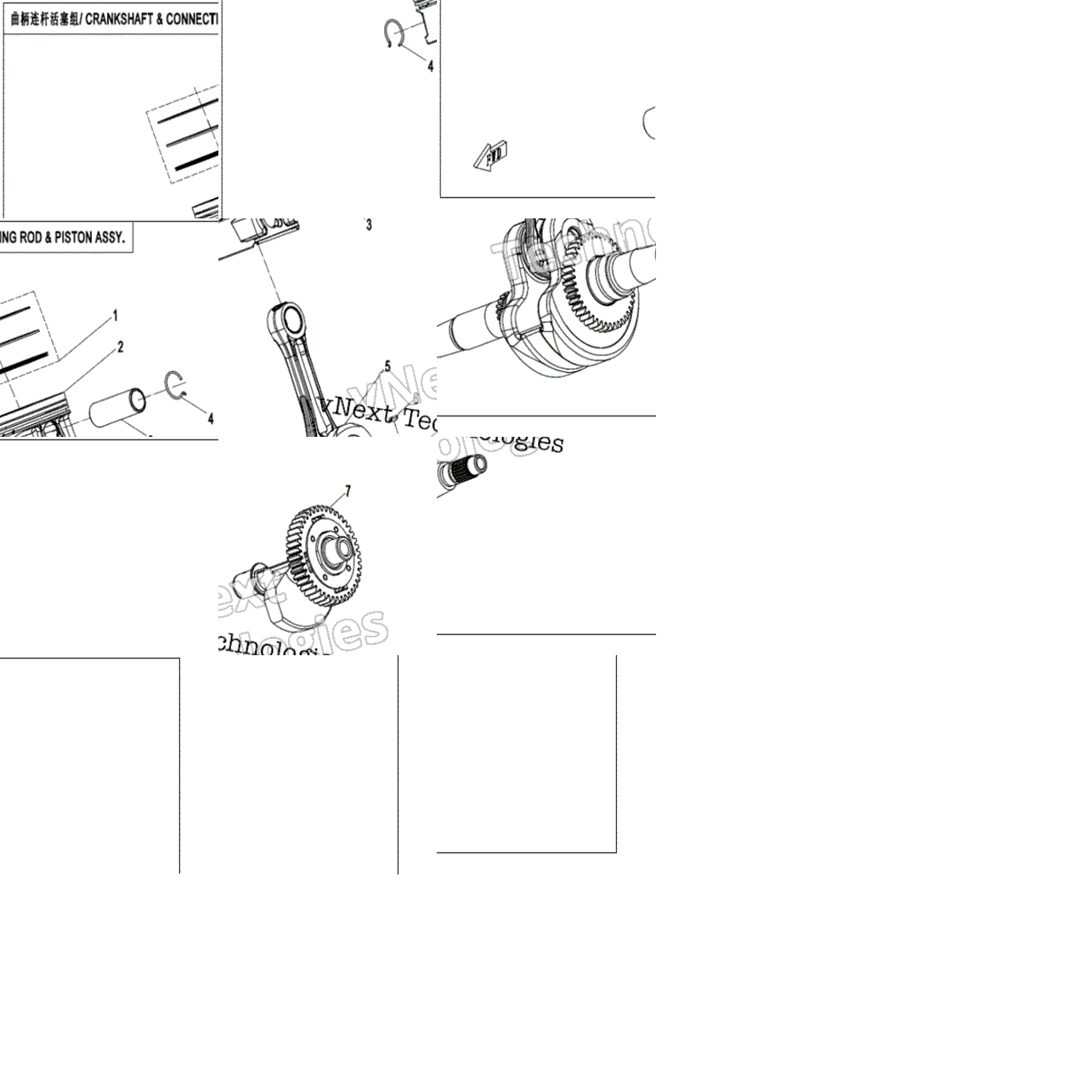 Crankshaft & Connecting Rod & Piston Assy