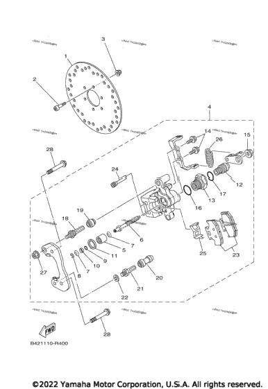 Rear Brake Caliper 2