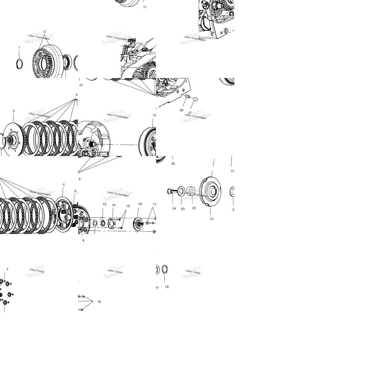 Drive Train, Drive Clutch V00cs15le