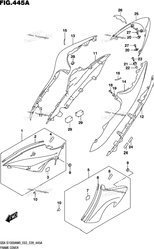 Frame Cover (Gsx-S1000a)