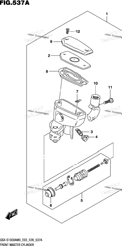 Front Master Cylinder