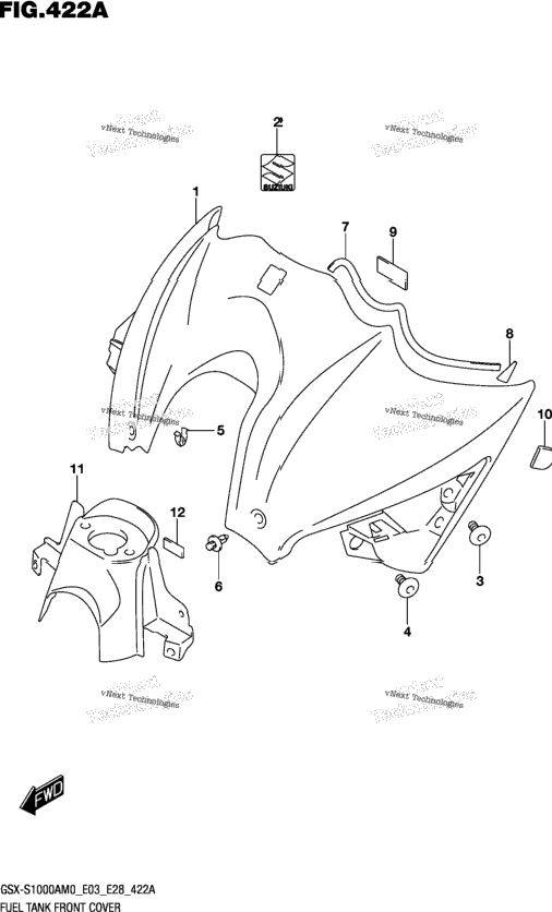 Fuel Tank Front Cover