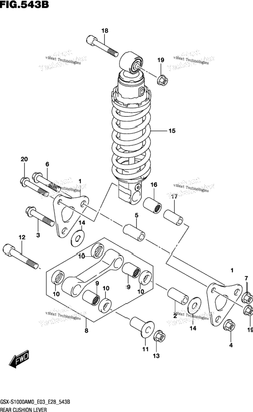 Rear Cushion Lever