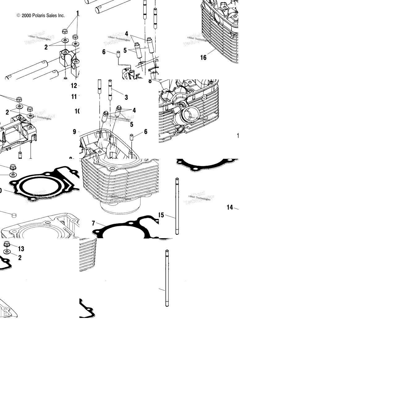 Engine, Cylinder & Head V00cs15le