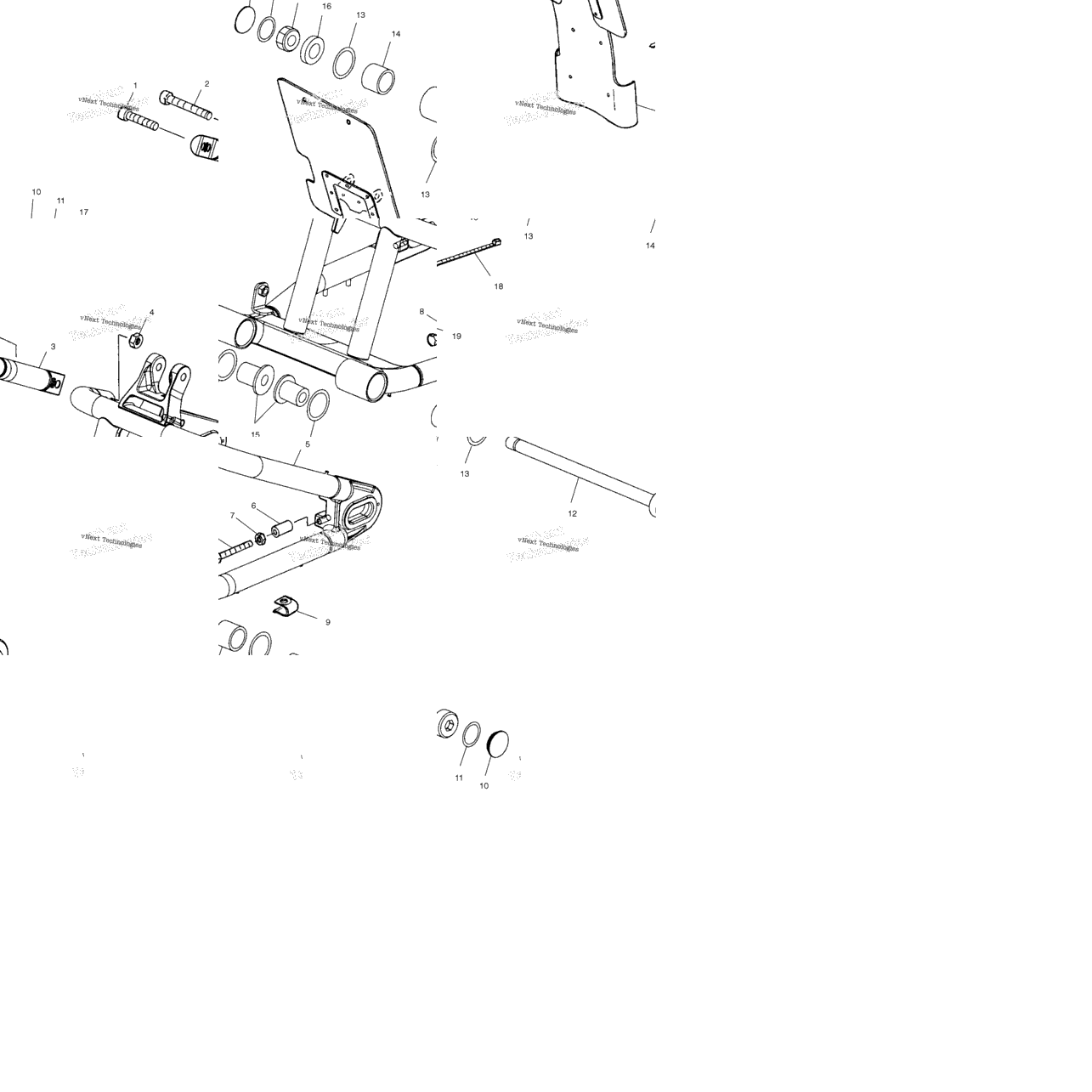 Suspension, Swing Arm V00cs15dc