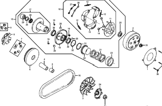 E05 Driven Pulley