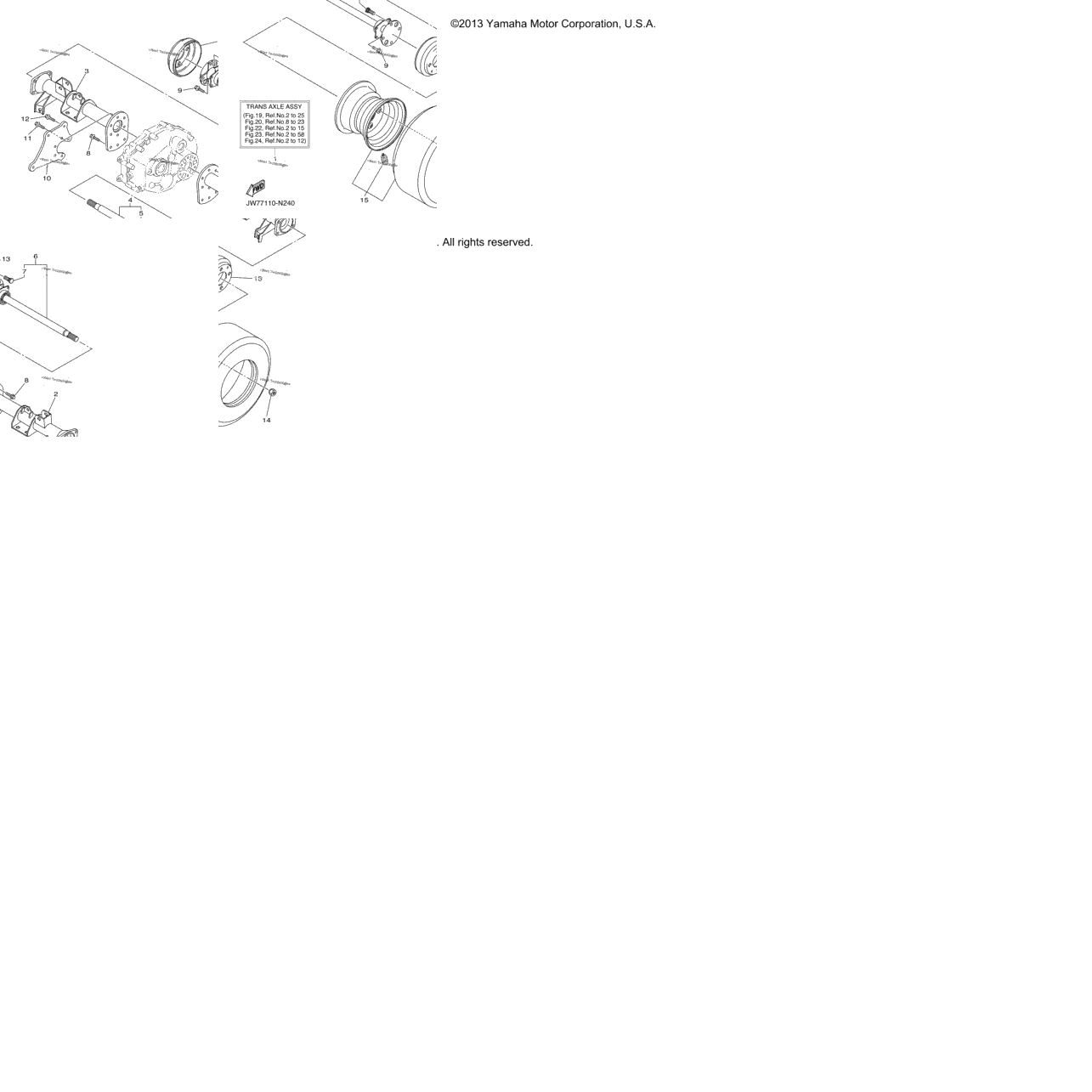Rear Axle & Wheel