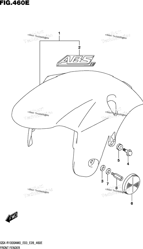 Front Fender (Gsx-R1000ra)