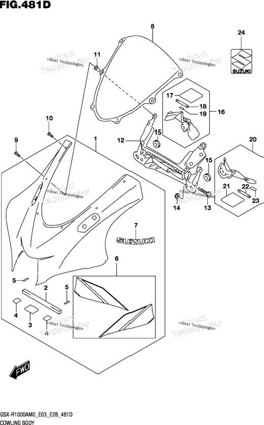 Cowling Body (Gsx-R1000ra)