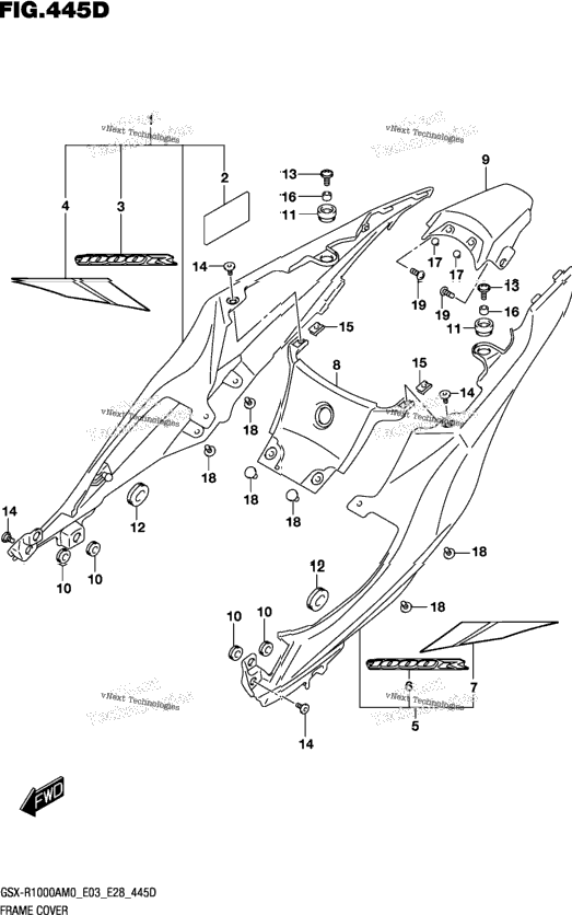 Frame Cover (Gsx-R1000ra)