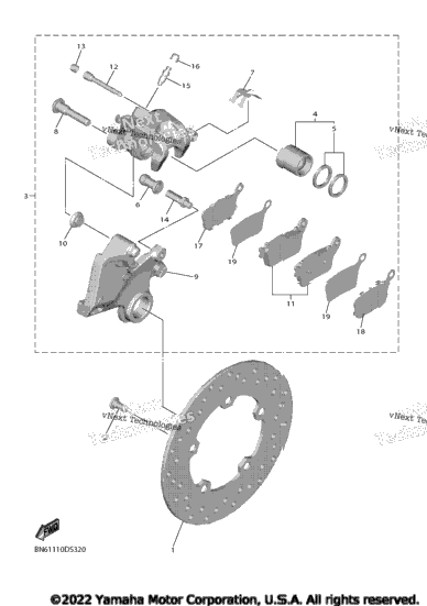 Rear Brake Caliper