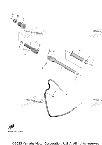 Steering Handle Cable
