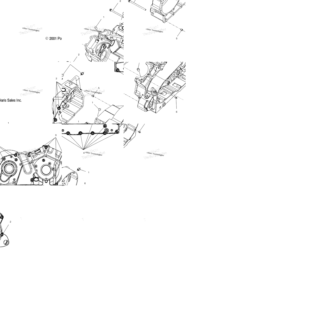 Engine, Crankcase V99cb15lcz