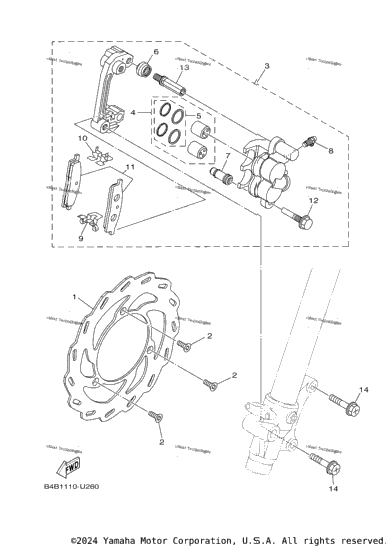 Front Brake Caliper