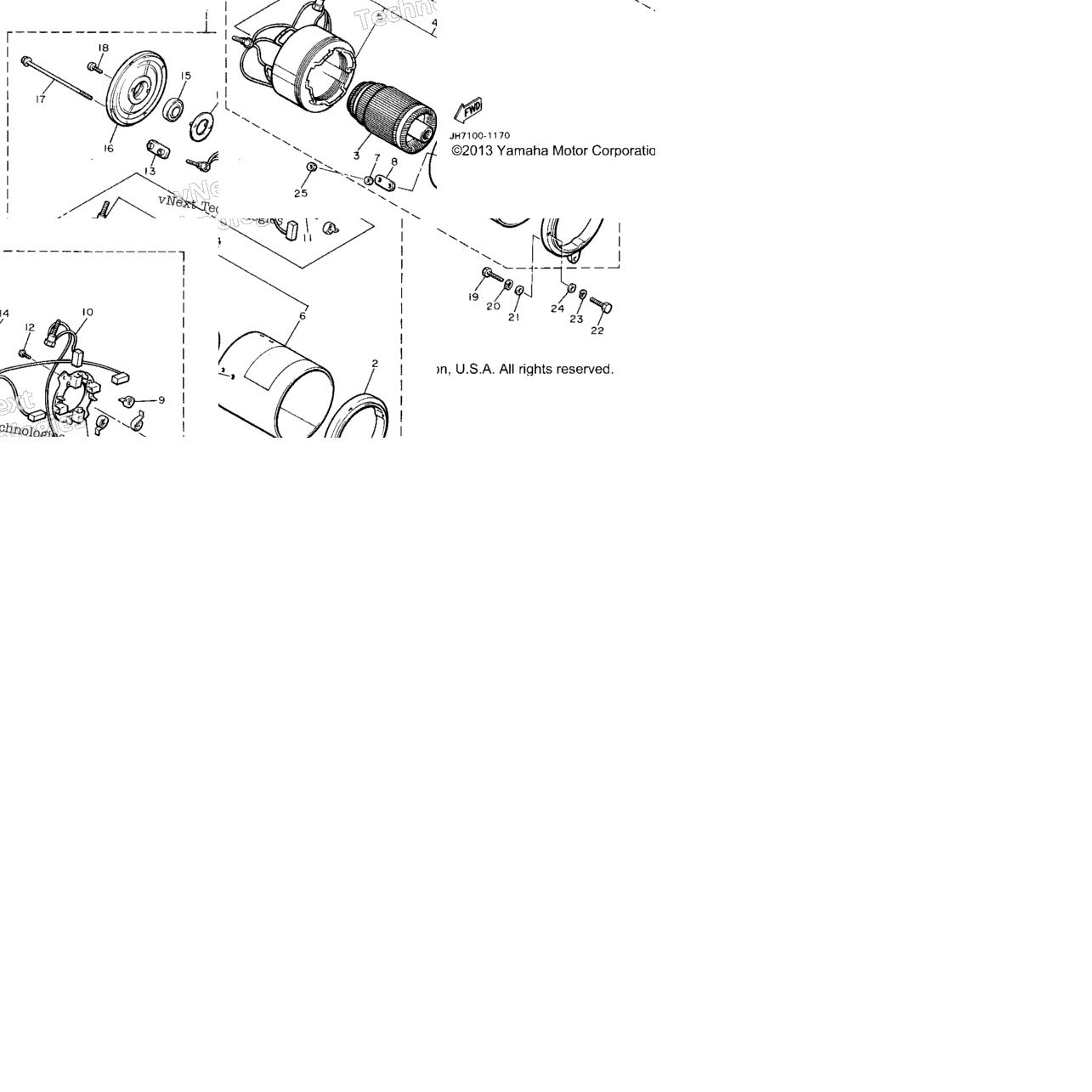 Starting Motor To Jh7-200148