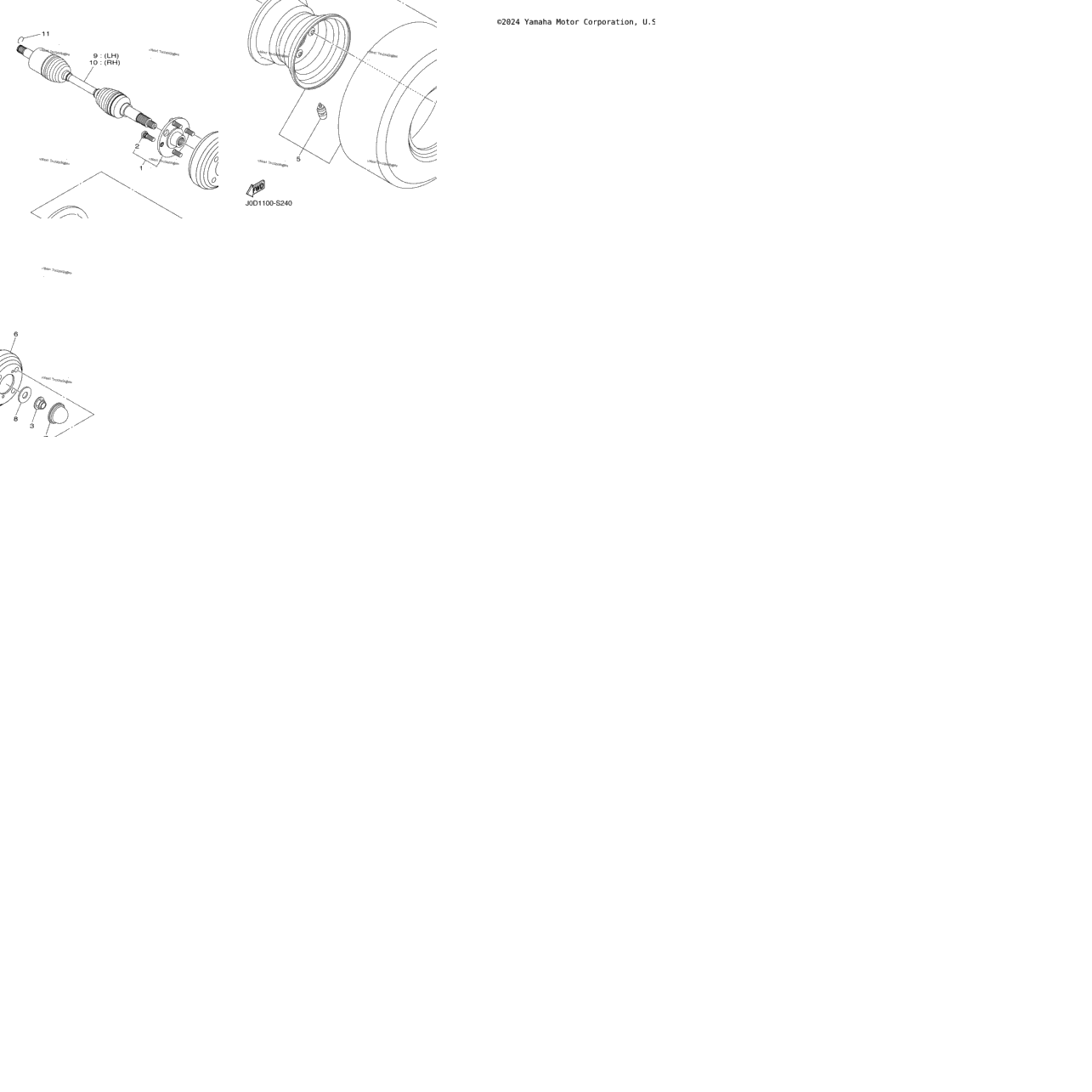 Rear Axle & Wheel