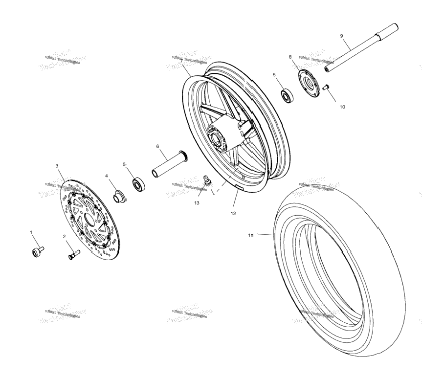 Wheels, Front V99cb15daz