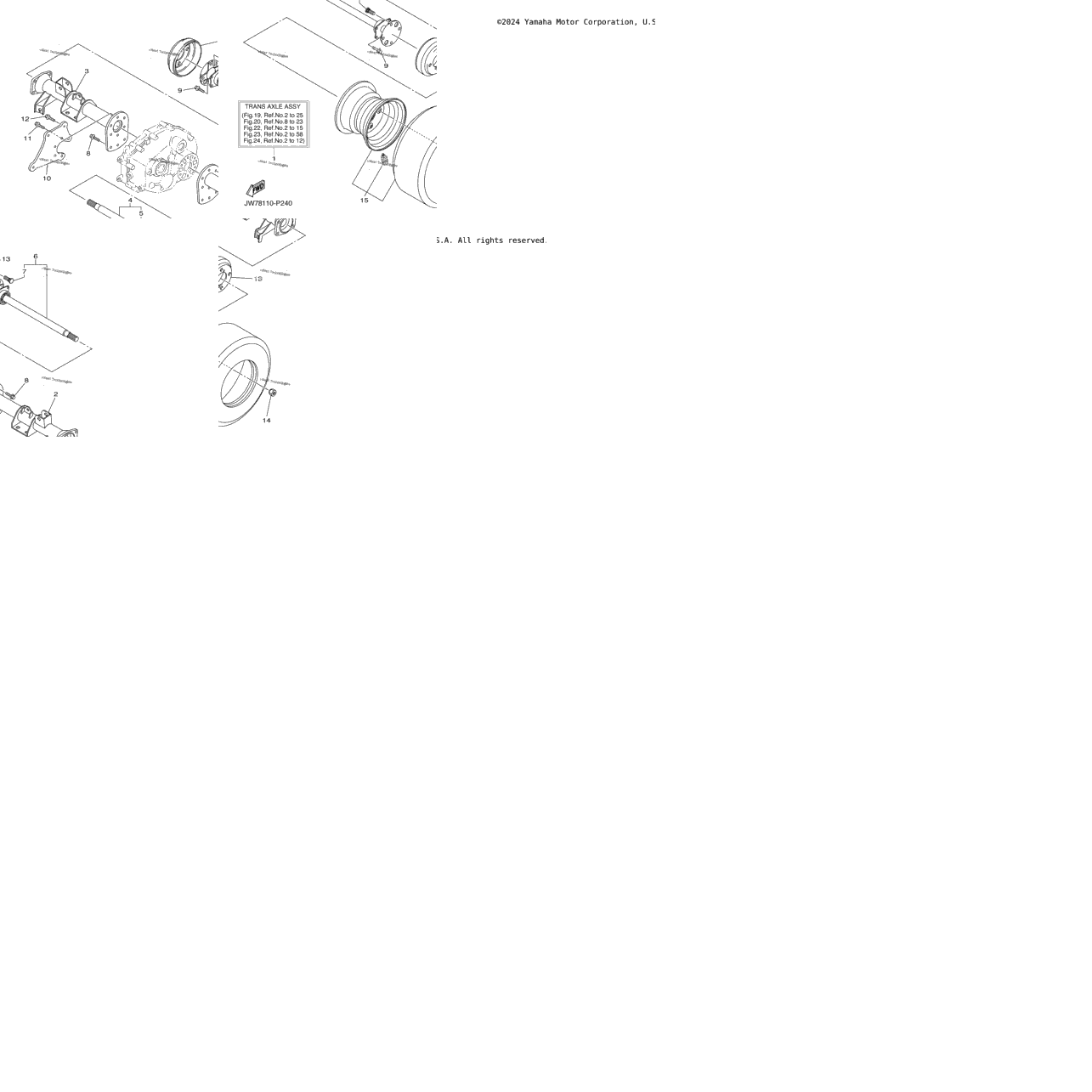 Rear Axle & Wheel