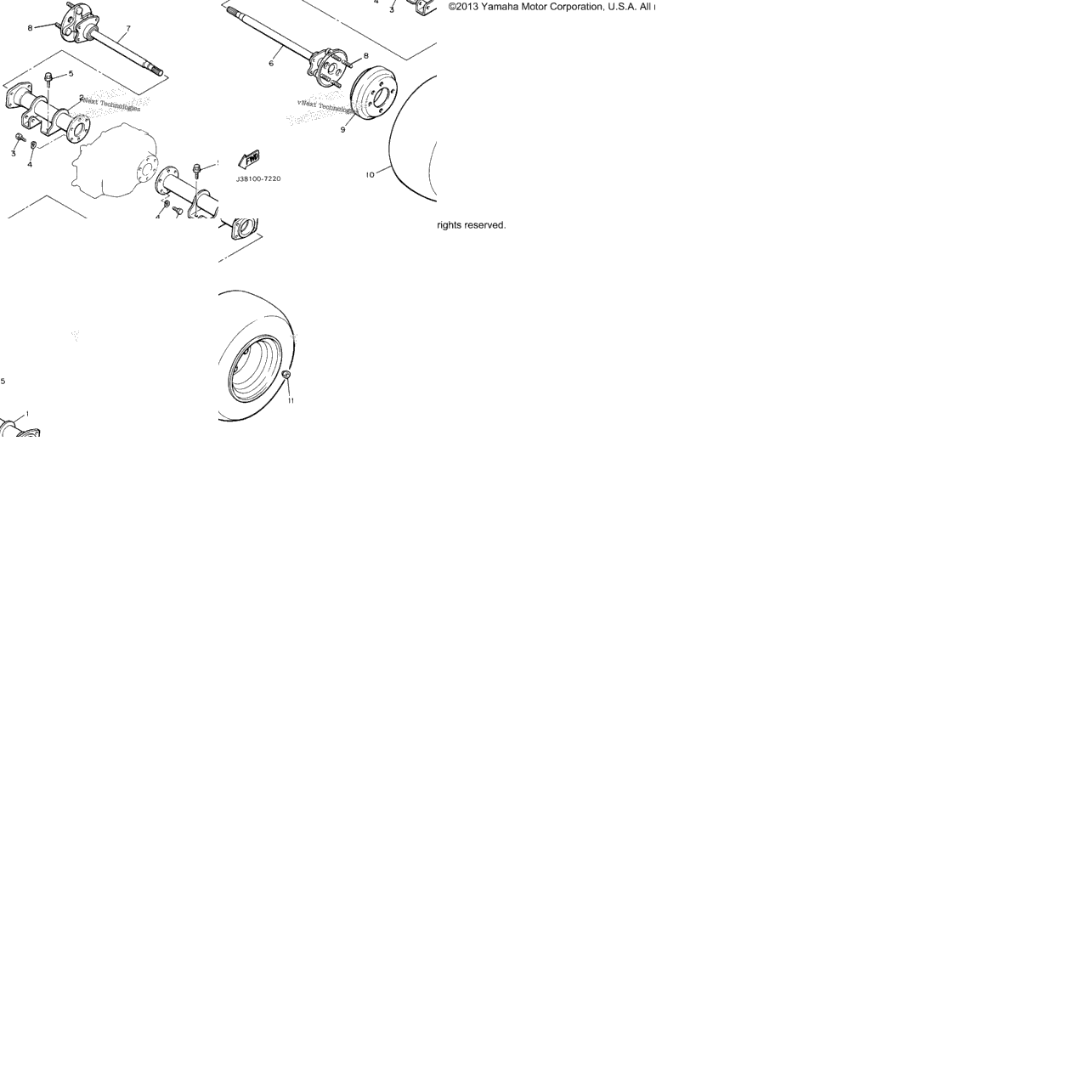 Rear Axle Wheel