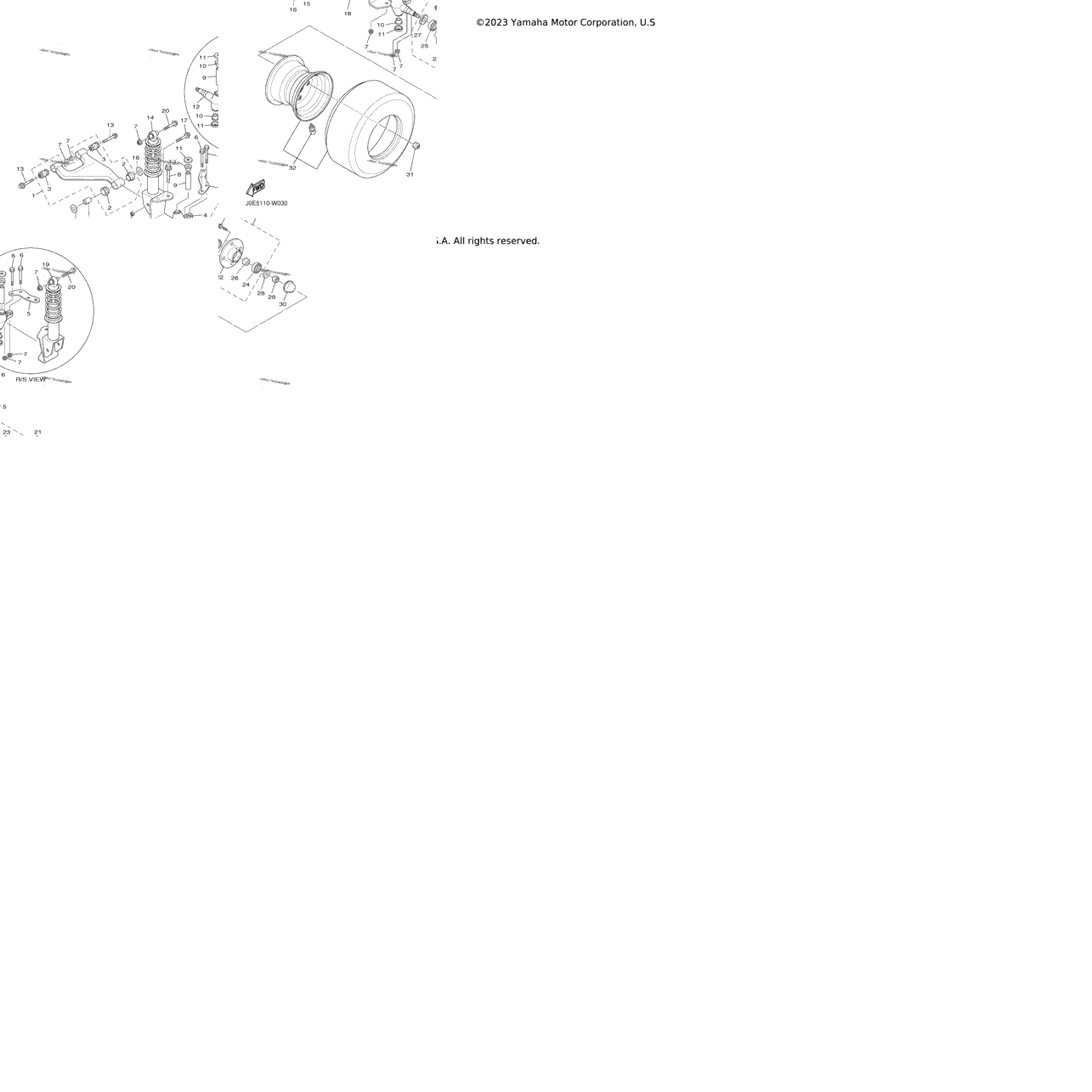Front Suspension & Wheel