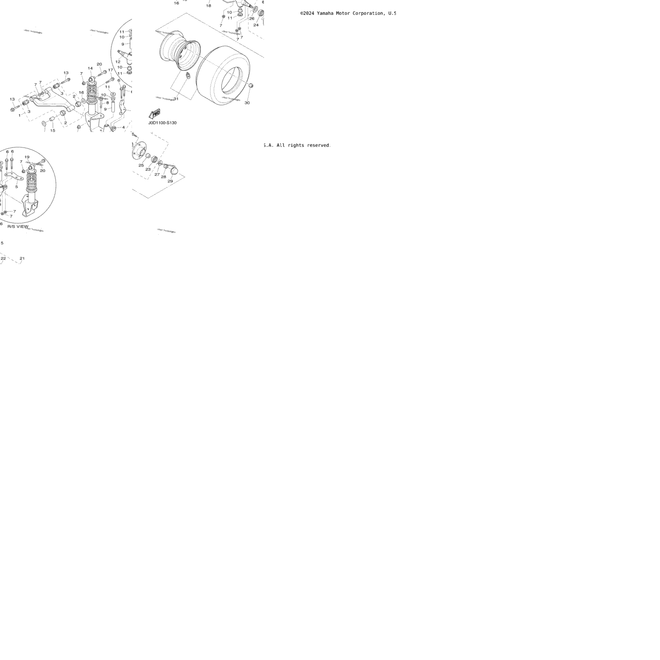 Front Suspension & Wheel