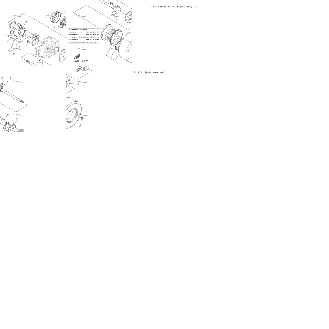 Rear Axle & Wheel