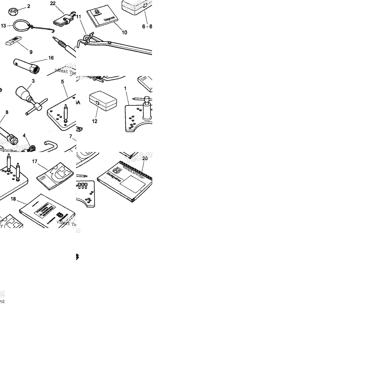Service Tools, Manuals And Catalogs