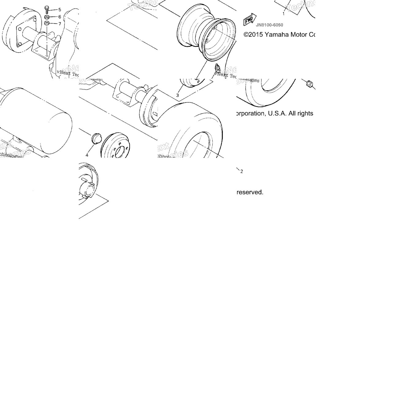 Rear Axle Mount Wheel