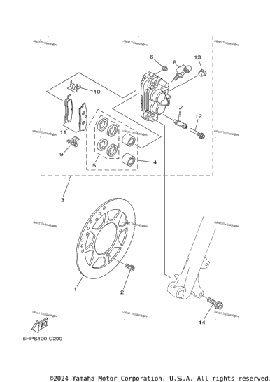 Front Brake Caliper