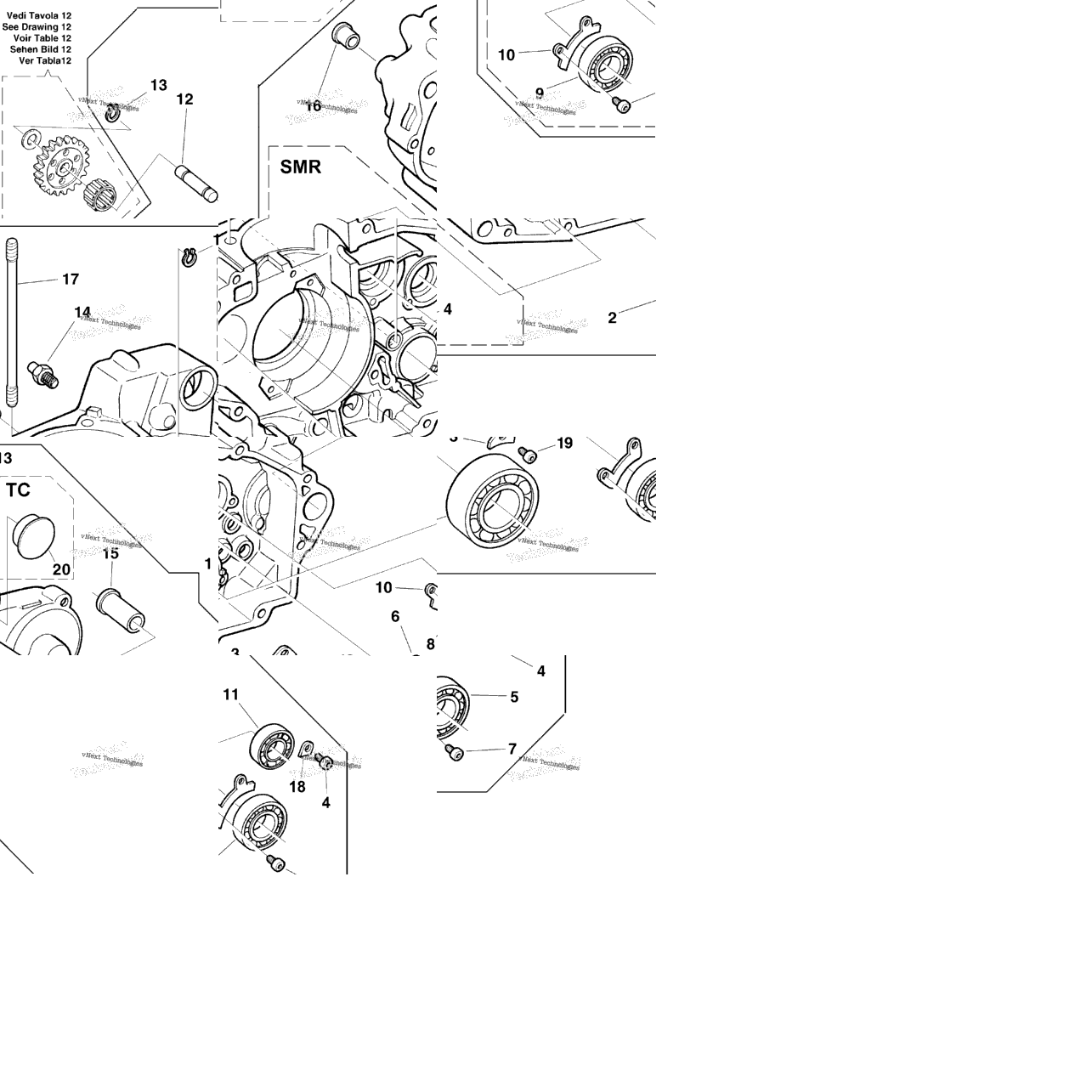 R.H. Half Crankcase