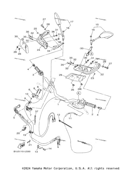Steering Handle Cable
