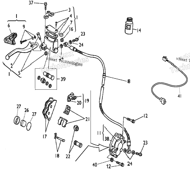 Front Hydraulic Brake