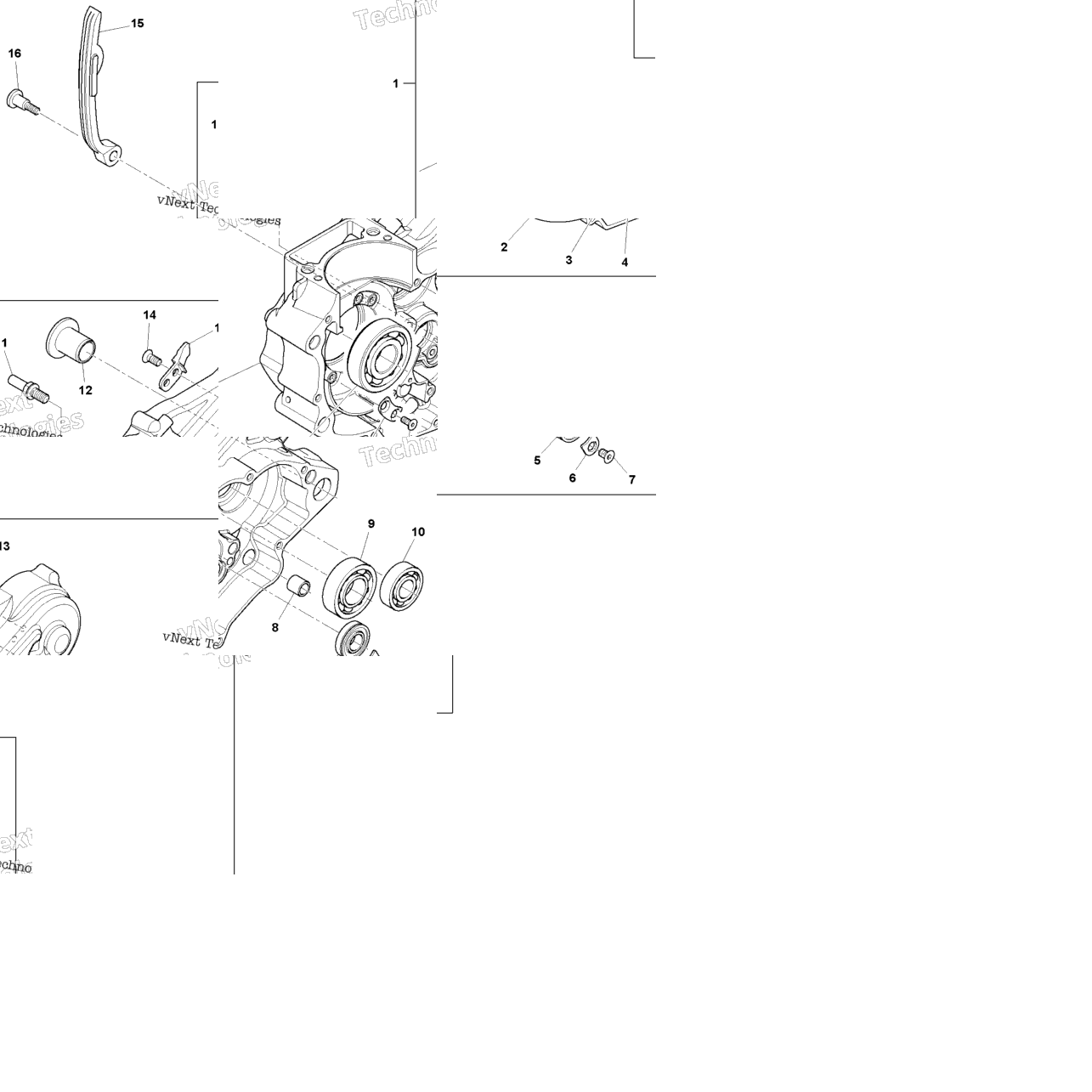 R.H. Half Crankcase