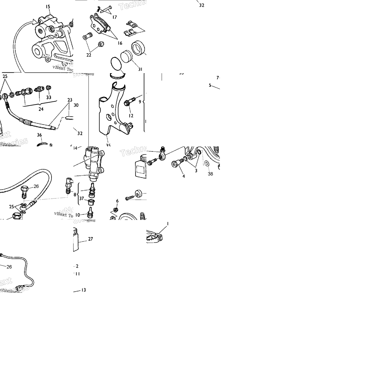 Rear Hydraulic Brake