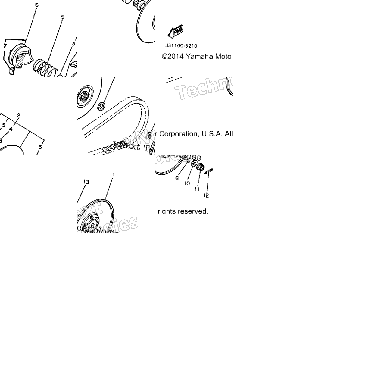 Secondary Sheave 100101_