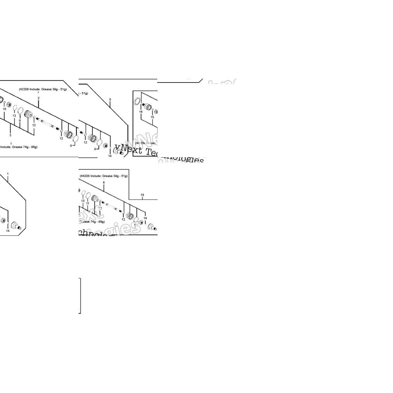F23 Separated Parts Of Halfshaft
