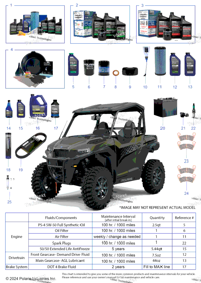*Service And Maintenance Parts List*