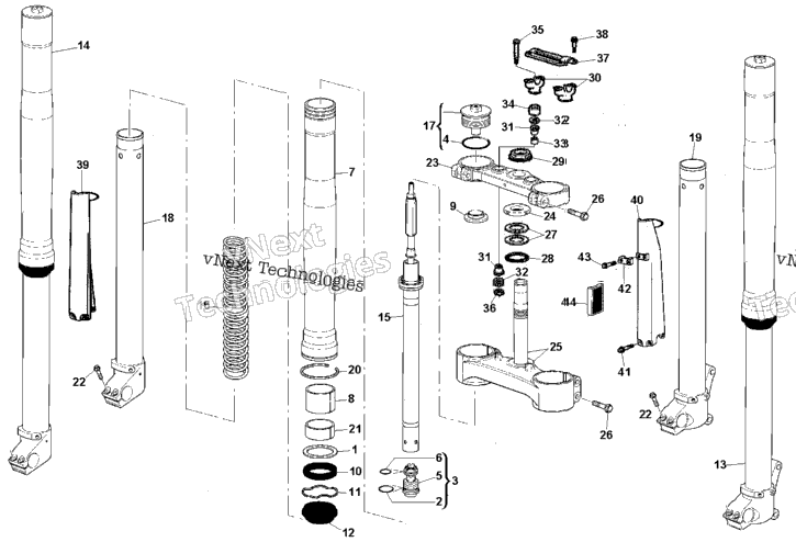 Front Fork Assembly