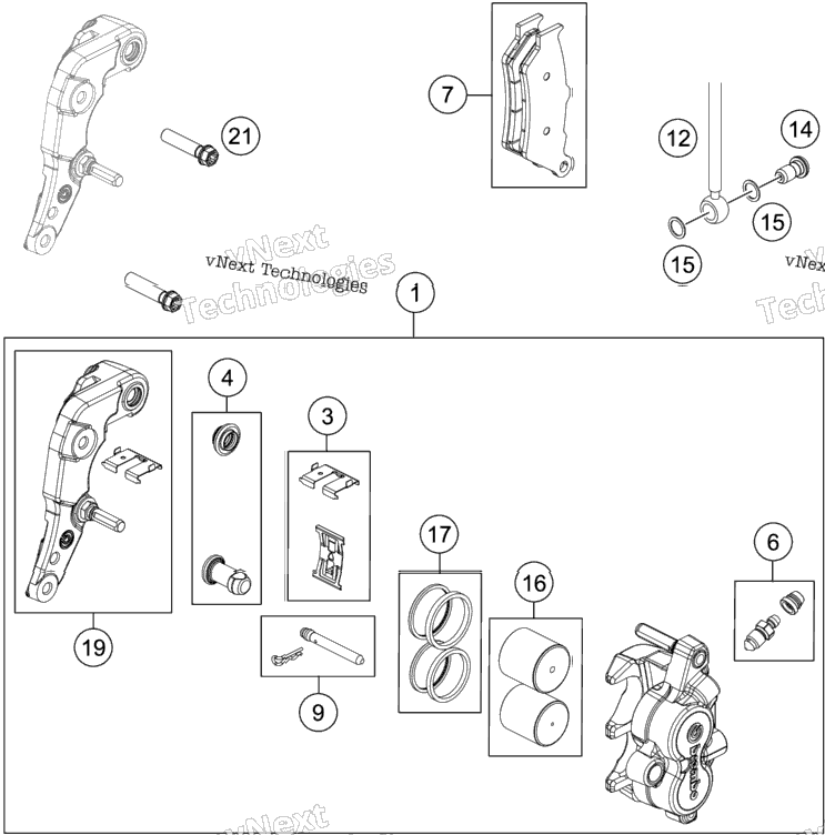 Front Brake Caliper