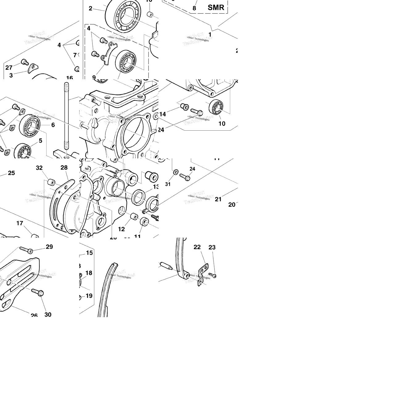 L.H. Half Crankcase