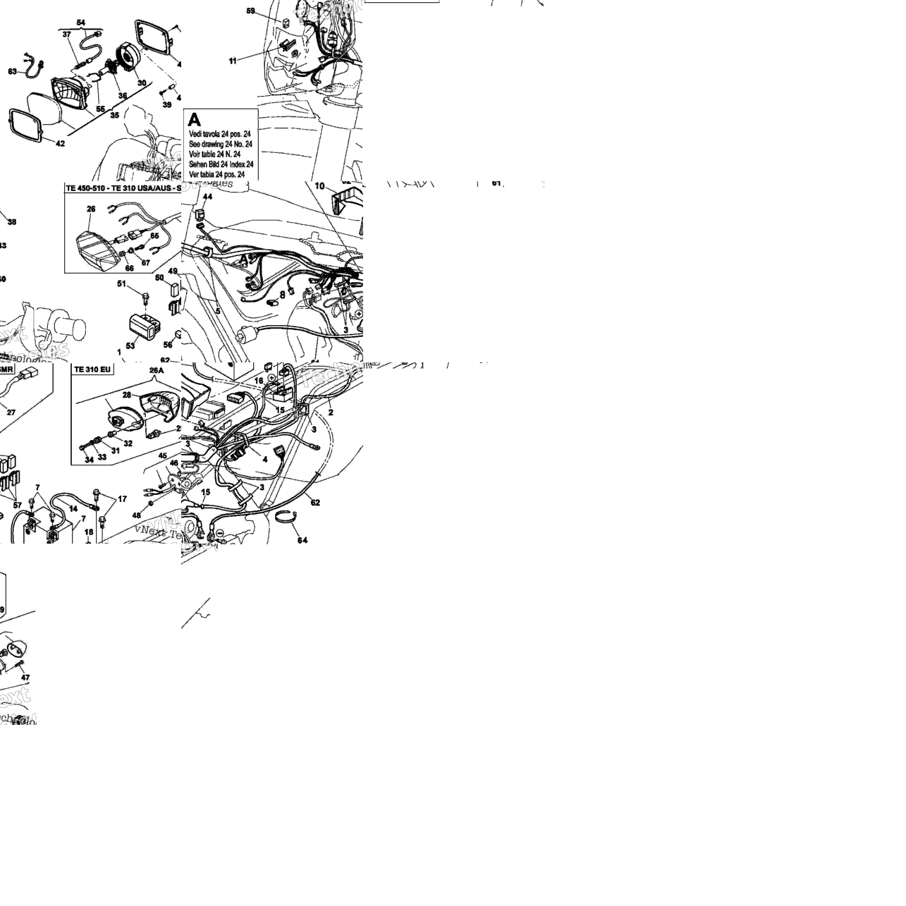 Main Wiring Harness, Electrical Parts