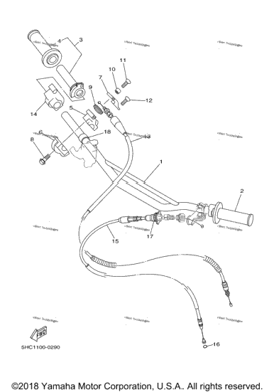 Steering Handle Cable