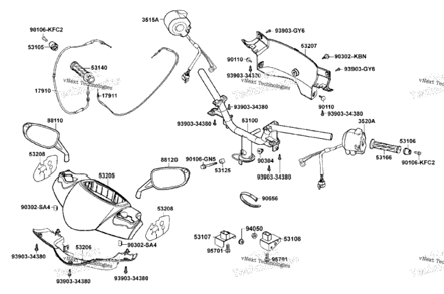 Handle Steering & Handle Cover