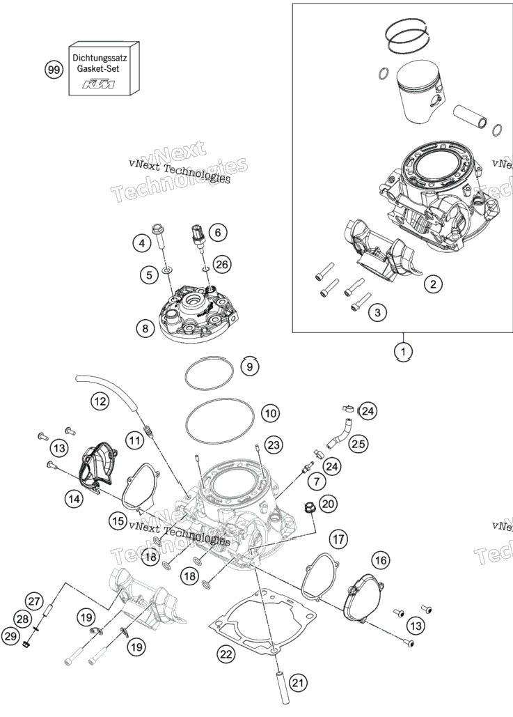 Cylinder, Cylinder Head