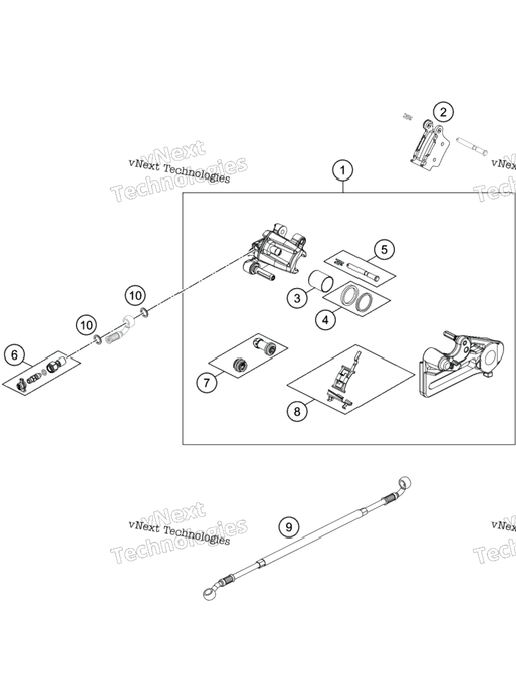 Rear Brake Caliper
