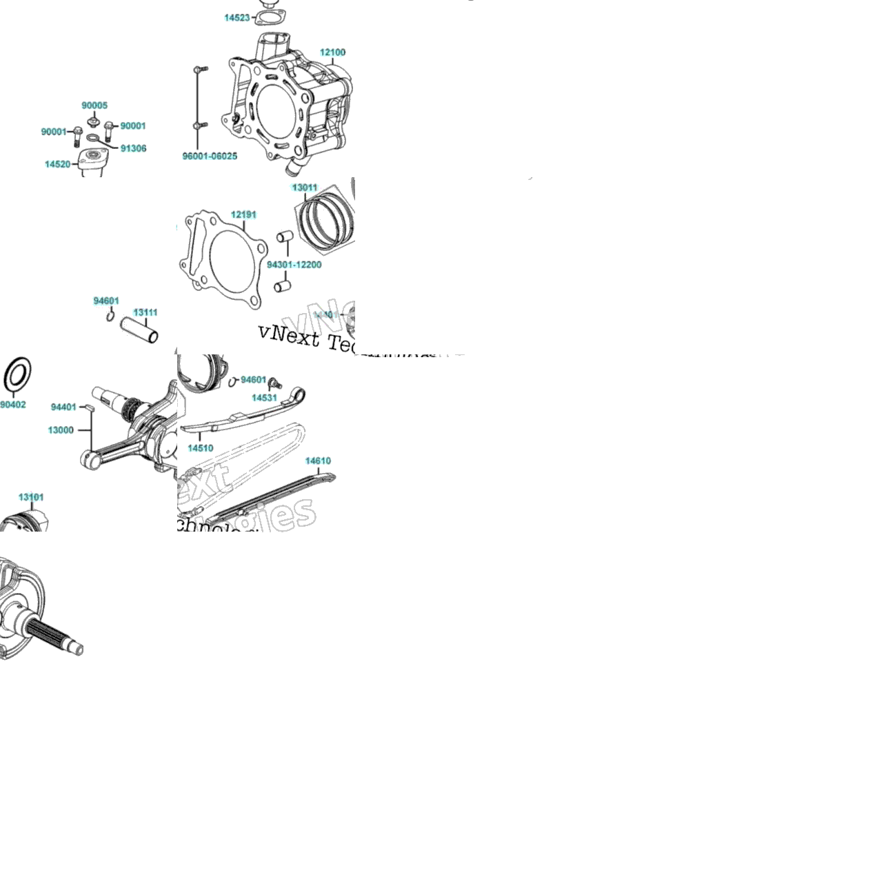 Cylinder Piston Crankshaft