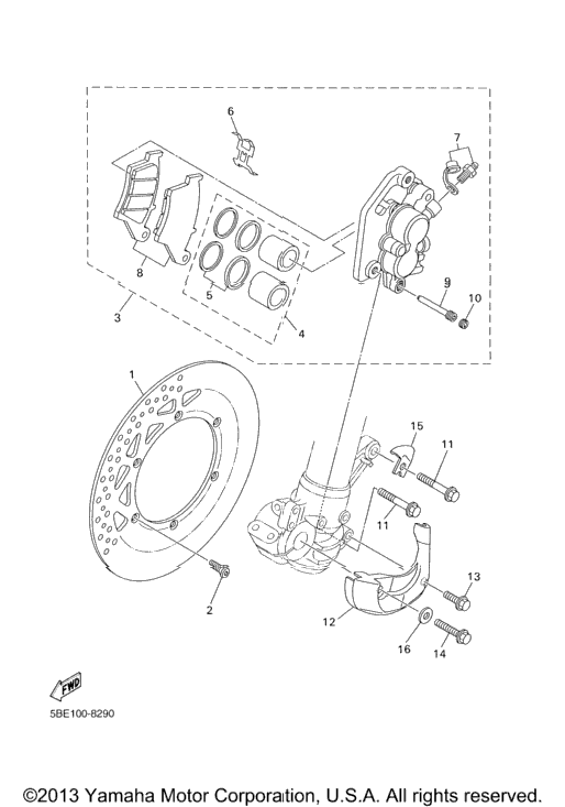 Front Brake Caliper