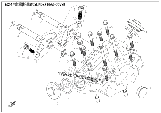 Cylinder Head Cover Assy