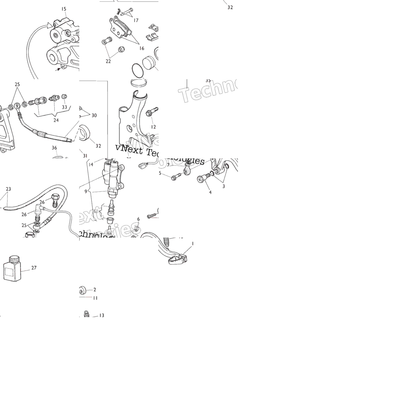 Rear Hydraulic Brake