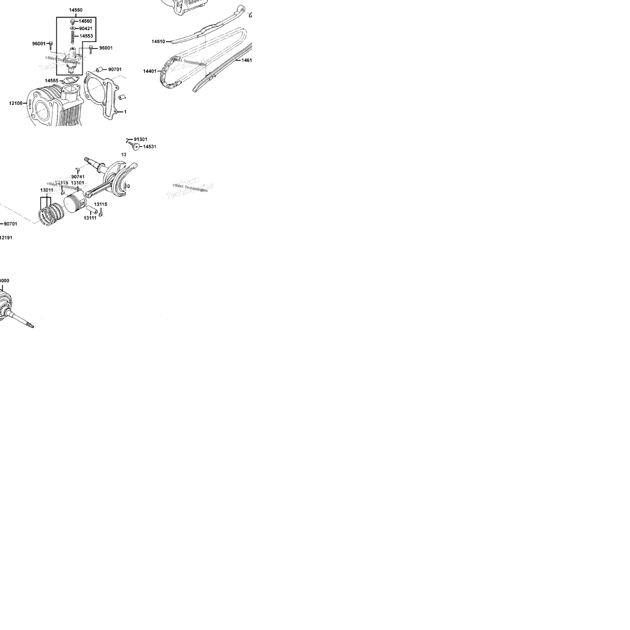 Cylinder & Piston & Crankshaft